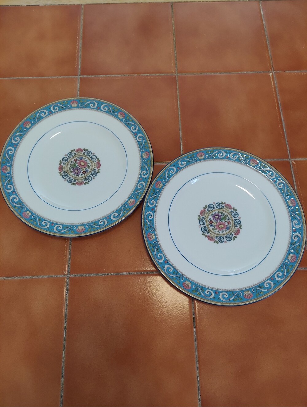 2 Wedgewood England Salads Plates